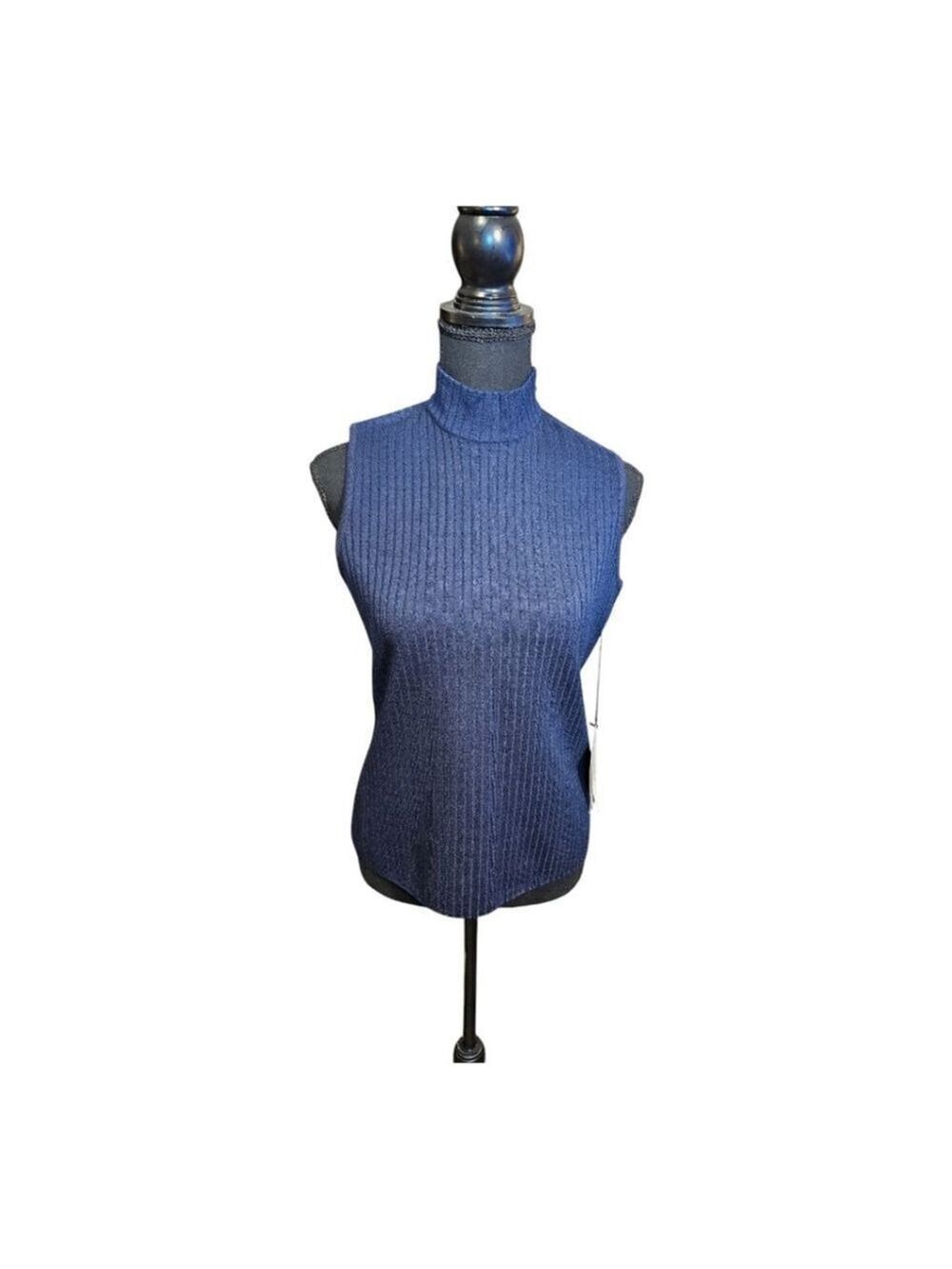 St. John Knit Top, Size S, Navy - Picture 2 of 14